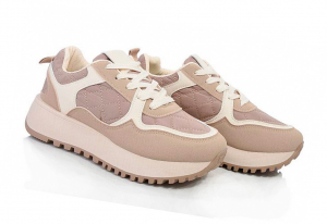 Детские Кроссовки 218 бежевые девичьи