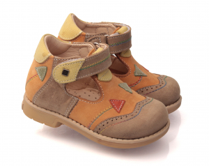 Детские Туфли Ortopedia 3216 коричневые